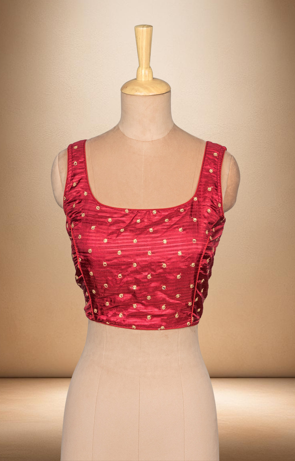 Meroon Hand Work Blouse main image 1
