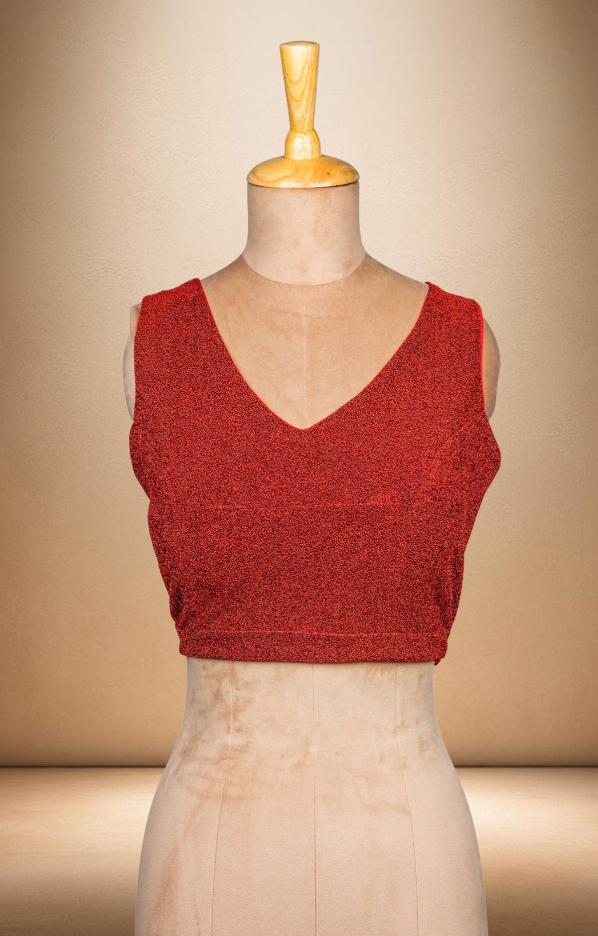 The Red Glitz Blouse