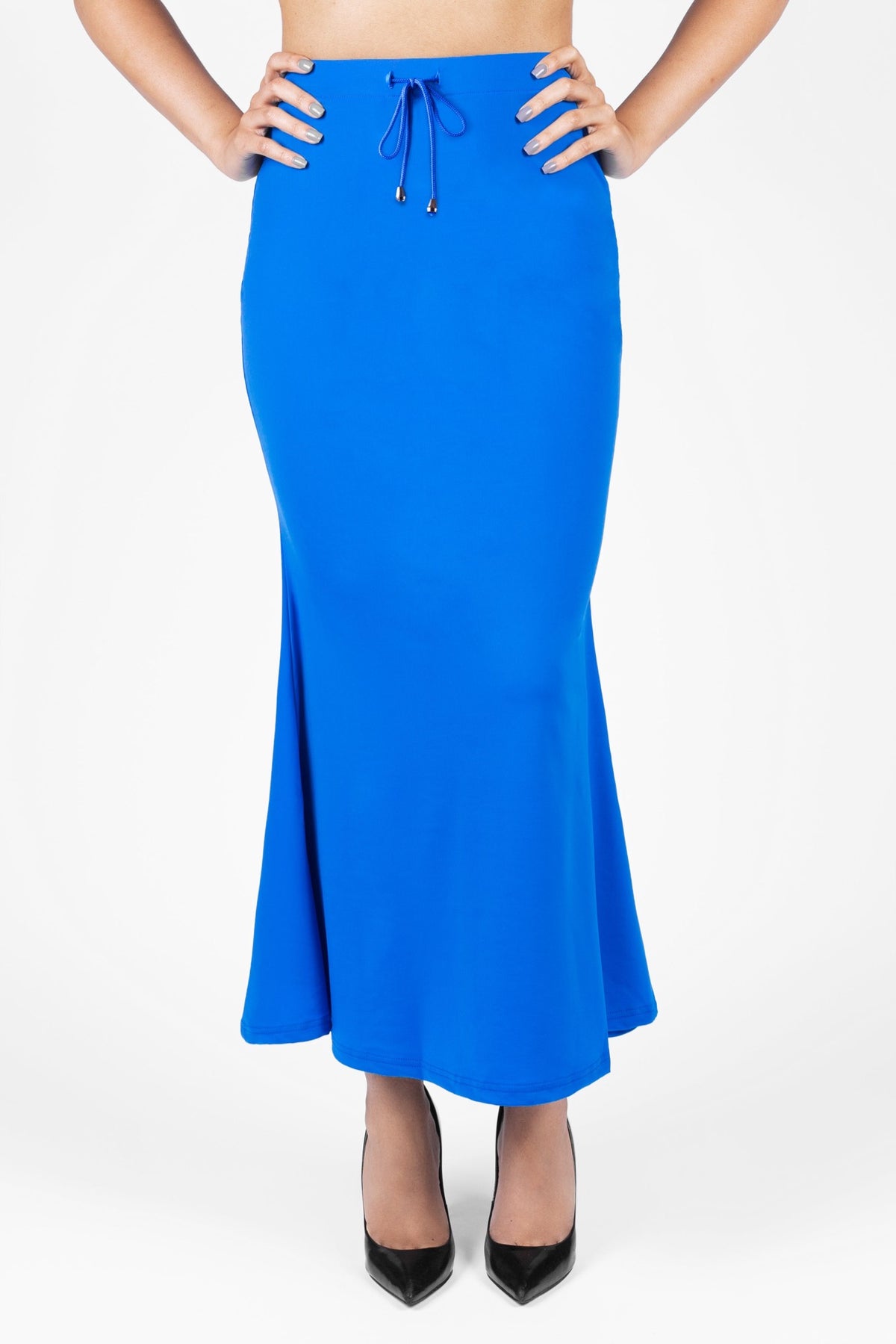 Royal blue plain saree shaper - G3-WSP00057 